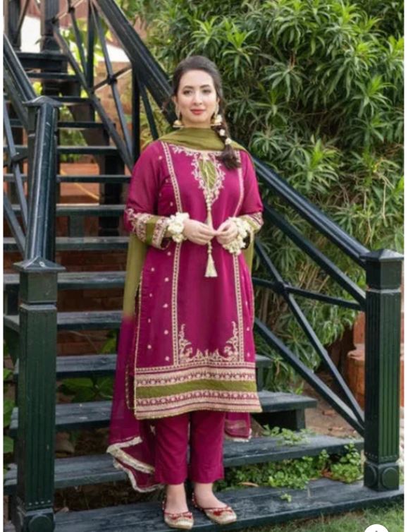 OMAL BY KOMAL 3pc Wedding Winter Collection AZ 2045