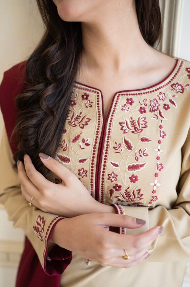 ASLIN 3pc Unstitched Wedding Winter Collection  Code:AZ 2014