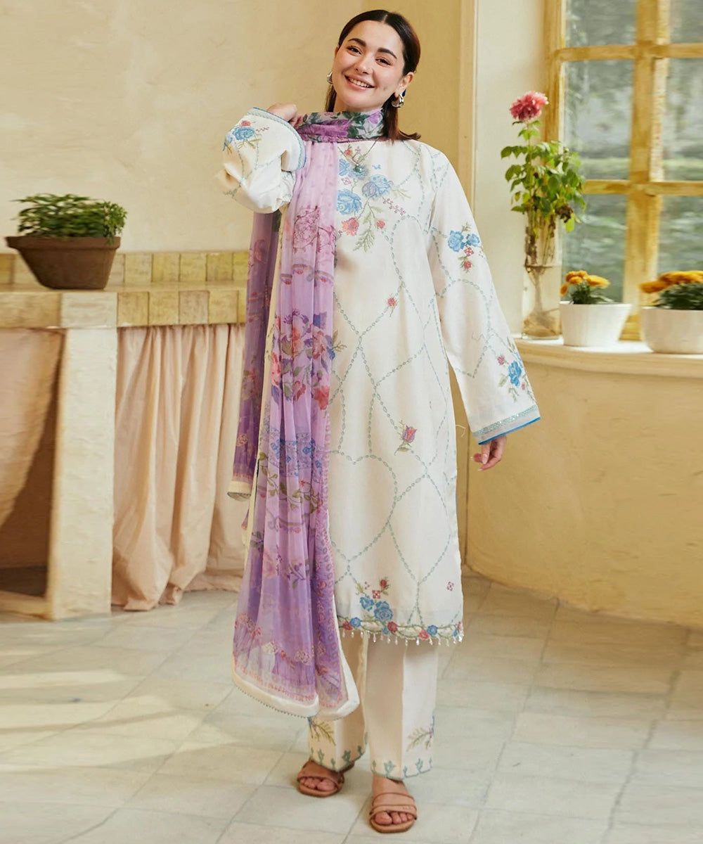 ZARA COCO 3pc Unstitched Wedding Winter Collection Code:AZ 2006