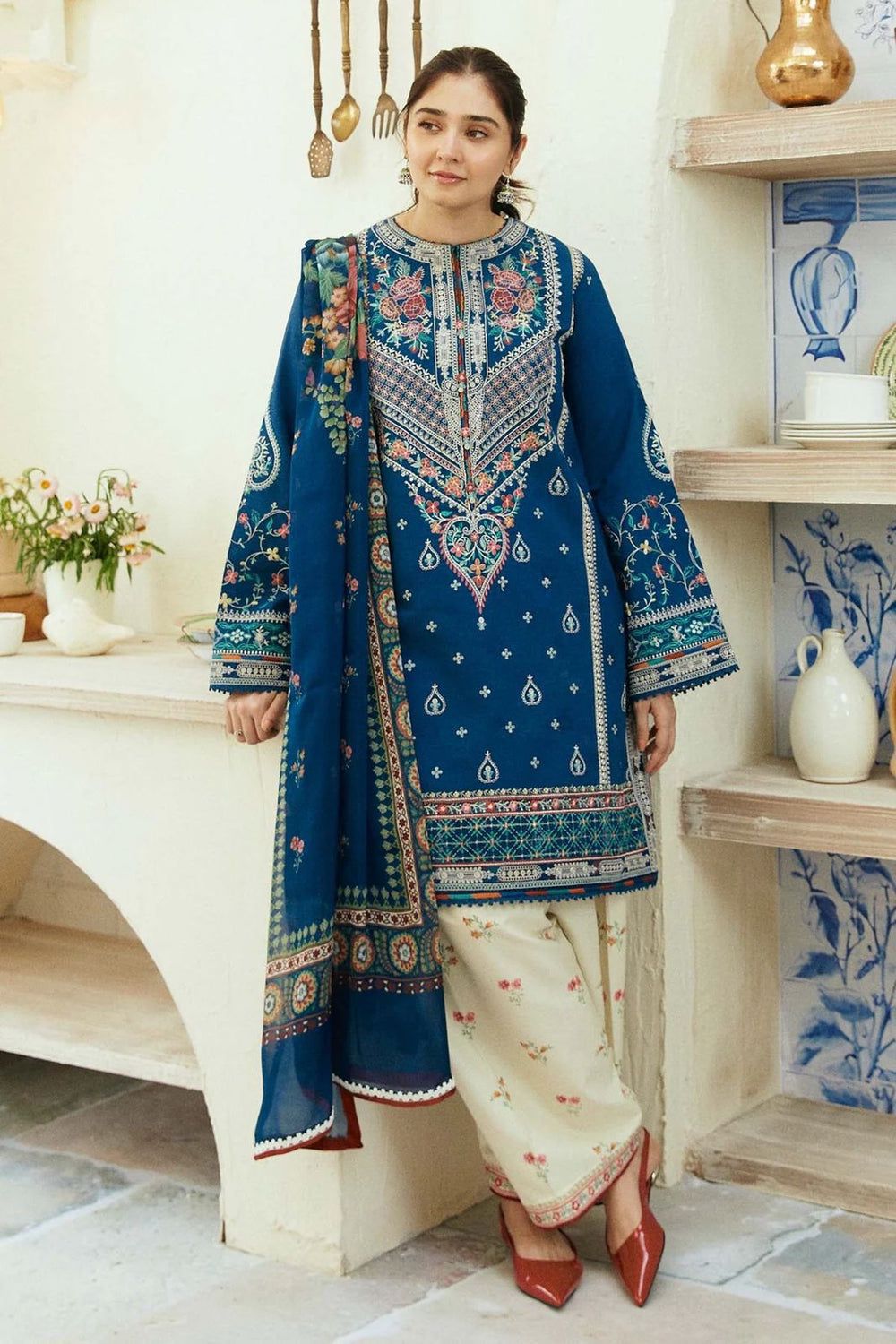 COCO 3pc Unstitched Wedding Winter Collection  CODE :AZ