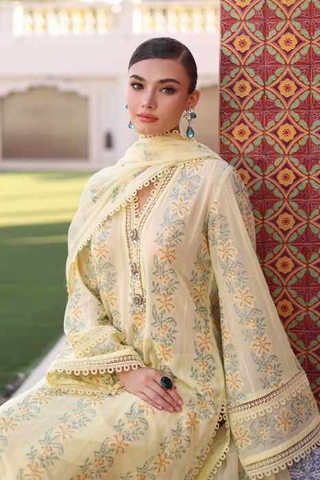 BAREEZE 3pc Unstitched TOp Trending Wedding Winter Collection  Code:6051