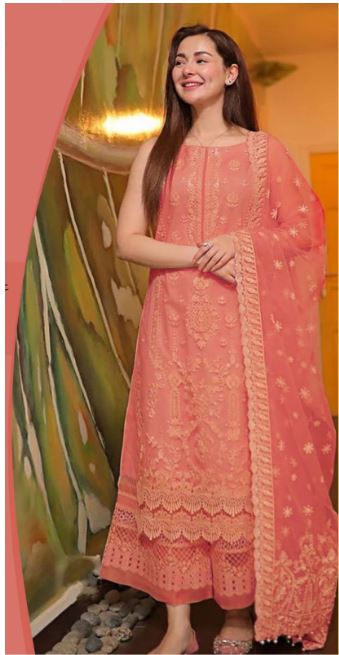 MARIA.B 3pc Unstitched Wedding Winter Collection  Code:2085 AZ